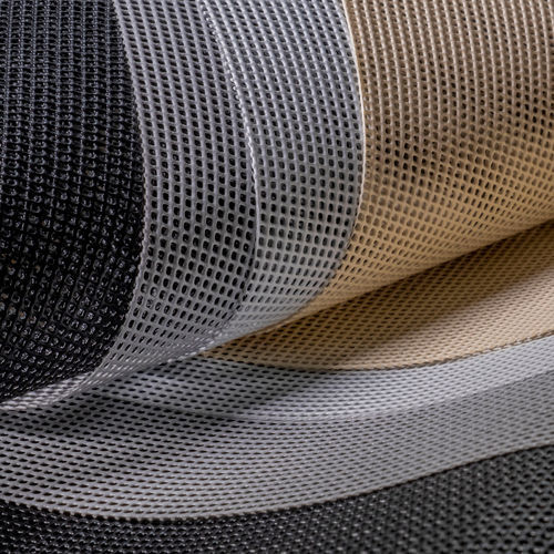 Membrana tessile in PES -  SUNVIEW 40 - Saint Clair Textiles - rivestita di PVC / per facciate / per recinzione