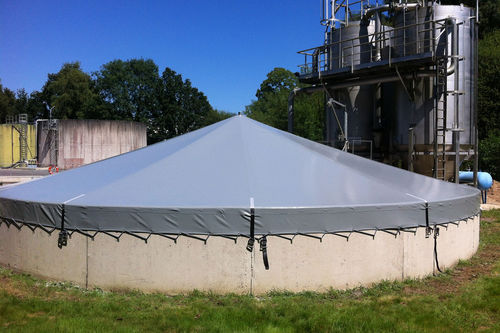 Membrana tessile in PVC - LAC 750 CTM - Saint Clair Textiles - in PES / per copertura / ad alta resistenza