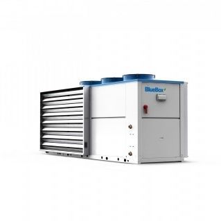 Gruppo refrigeratore a condensazione ad aria - ZETA REV HE FC - Blue Box Group - a pavimento / free cooling / industriale