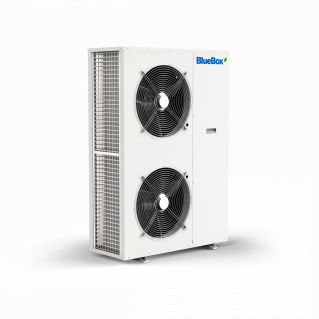 Gruppo refrigeratore a condensazione ad aria - EPSILON REV - Blue Box Group - a pavimento / compatto / industriale