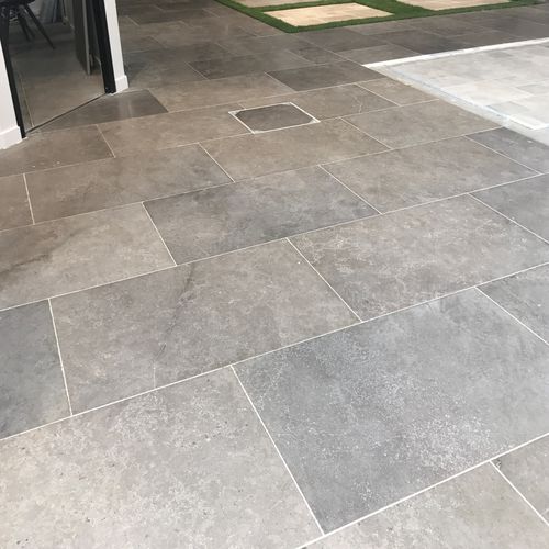 Piastrella in marmo - CÈDRE CENDRÉ - CREA STONE - levigata / spazzolata / fiammata