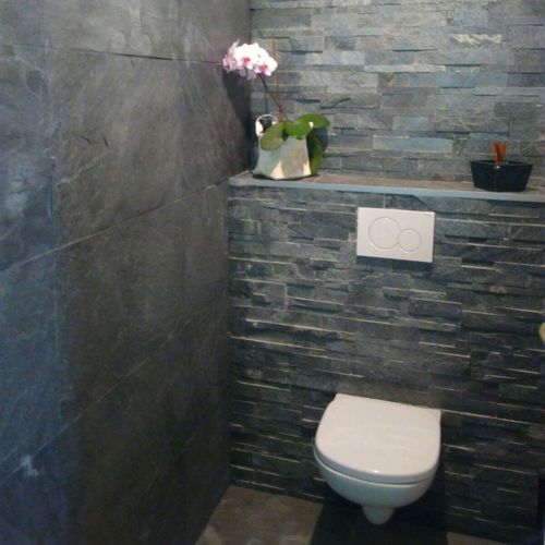 Piastrella in quarzite - CREA STONE - spazzolata / da interno / da esterno