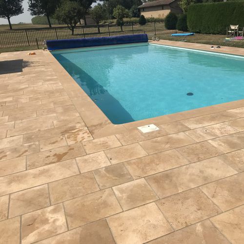 Pavé in marmo - CÈDRE GOLD - CREA STONE - da esterno / da interno / per piscina
