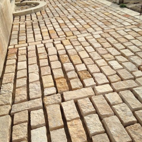 Pavé in pietra naturale - COBBLESTONE - CREA STONE - da esterno / anticato / per pedoni