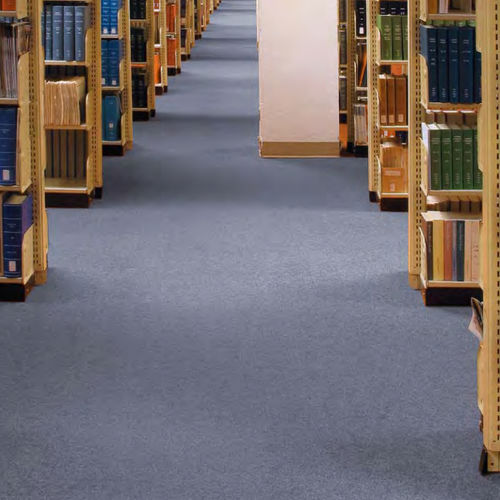 Pavimento in vinile - SILVER KNIGHT ACOUSTIC 9 - Graboplast Floor Covering Manufacturers Ltd - per il settore terziario / in rotoli / liscio