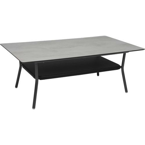 Tavolino basso contemporaneo - GRETA - STERN MOEBEL - in HPL / con supporto in alluminio / rettangolare