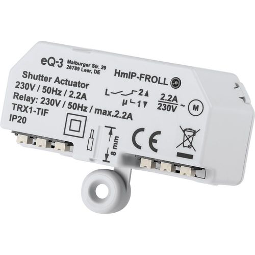 Attuatore di commutazione per sistema domotico - HmIP-FROLL - Homematic IP by eQ-3 - da incasso / per uso residenziale / contract