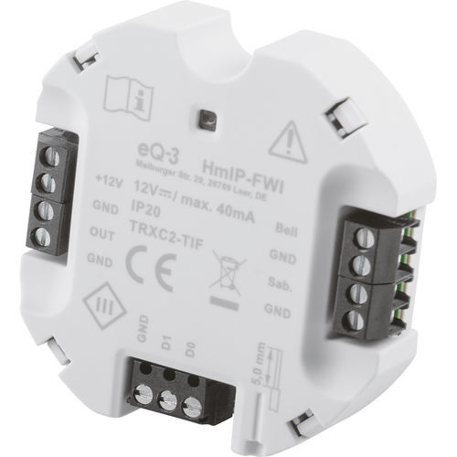 Modulo di controllo di illuminazione - HmIP-FWI - Homematic IP by eQ-3 - per sistema domotico / per porta / da incasso