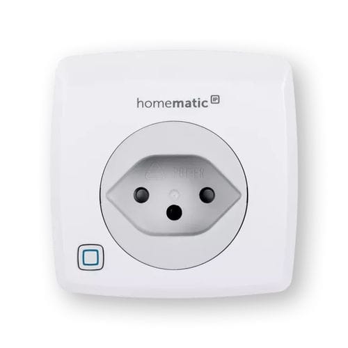 Presa di corrente - HmIP-PSM-CH-2 - Homematic IP by eQ-3 - da parete / non incassato / contemporanea