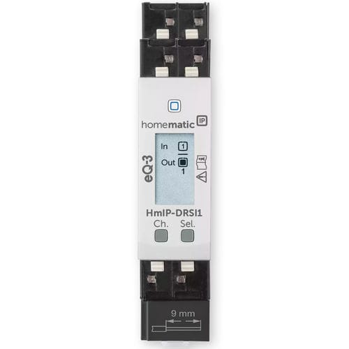 Attuatore di commutazione per sistema domotico - HmIP-DRSI1 - Homematic IP by eQ-3 - su guida DIN / per uso residenziale / da interno