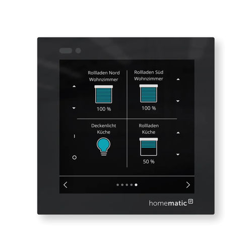 Touch screen per sistema domotico multifunzione - HMIP-WGD - Homematic IP by eQ-3 - per sistema domotico / per impianto domotico / di supervisione