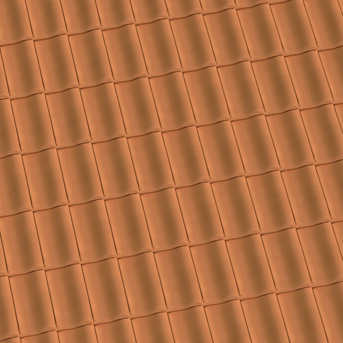 Tegola portoghese - OLANDESE - PICA - in terracotta / rossa / marrone
