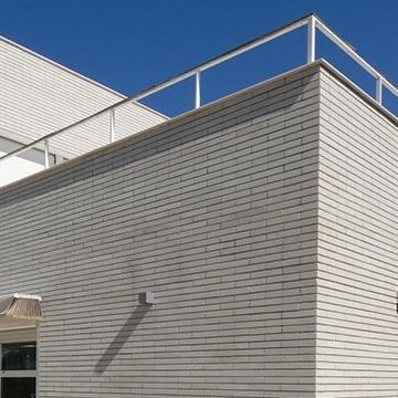 Mattone per facciata - landbrick® - Breinco - pieno / forato / grigio