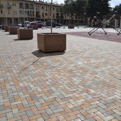 Pavé in calcestruzzo - TEGULA® SIX - Breinco - da esterno / per terrazza / per ingresso