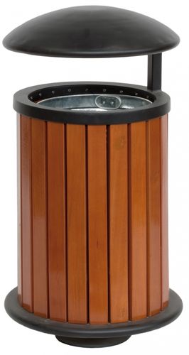 Portarifiuti pubblico - TAP - GLS Prefabricados - in acciaio / in legno / con coperchio