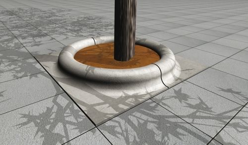 Cordolo per albero - CA6090 - GLS Prefabricados - in calcestruzzo / circolare