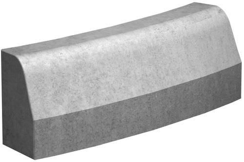 Bordura per marciapiede - BOCUT2R3 - GLS Prefabricados - in calcestruzzo / curva
