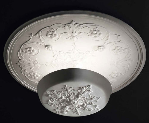 Plafoniera contemporanea - DRILL : AP/ PL 80 - Façon de Venise - rotonda / in gesso / LED