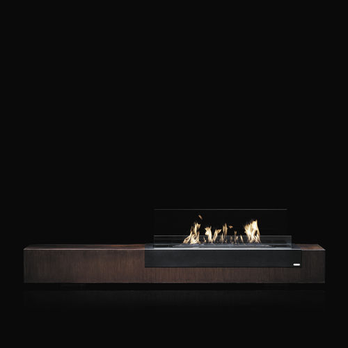 Bruciatore a bioetanolo rettangolare - LOFT - Glammfire - contemporaneo