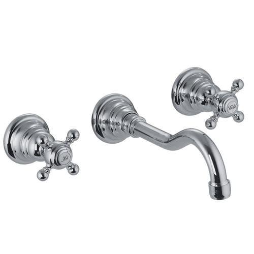 Miscelatore doppio comando per lavabo - F5081/5   - Fima Carlo Frattini - da incasso / in metallo cromato / da bagno