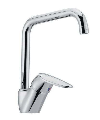 Miscelatore da appoggio - F3207/1 - Fima Carlo Frattini - in metallo cromato / da cucina / 1 foro
