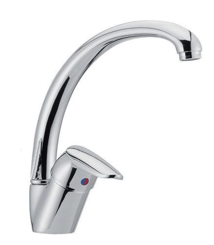 Miscelatore da appoggio - F3207/2 - Fima Carlo Frattini - in metallo cromato / da cucina / 1 foro