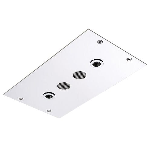 Soffione doccia da incasso a soffitto - F2820 - Fima Carlo Frattini - rettangolare / con cromoterapia