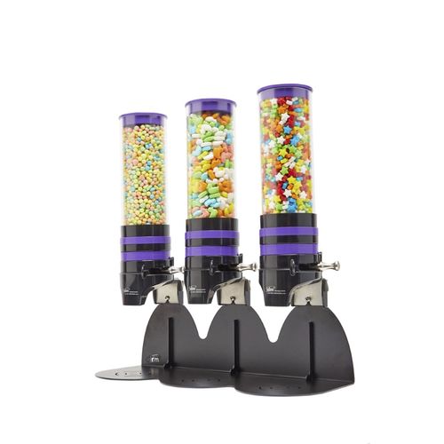 Distributore di topping per gelati da bancone - DCT3-1L (PURPLE) - IDM Ltd. - ad isola / per pasticceria / per bar