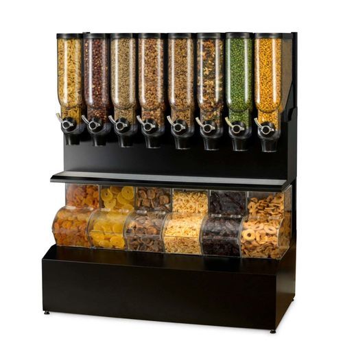 Dispenser per prodotti sfusi autoportante - GNDL501 - IDM Ltd. - ad isola / per supermercato / per l'industria agroalimentare