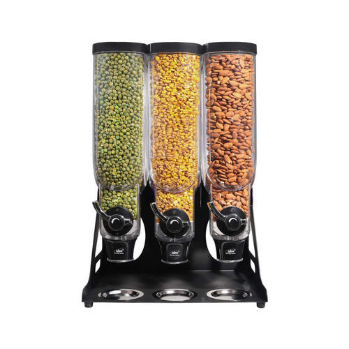 Dispenser di prodotti alimentari secchi da appoggio - FBD300-FS - IDM Ltd. - ad isola / per supermercato / per l'industria agroalimentare