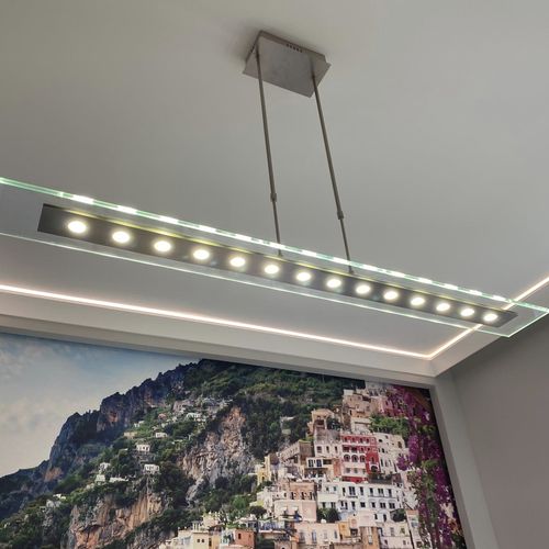 Lampada LED - FUSION LIGHT - Fusiontables - a sospensione / in cristallo / design originale