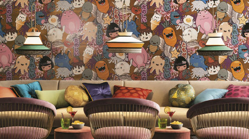Piastrella in gres porcellanato - KAWAII : COMPO 2 PCS - Novoceram sas - levigata / da interno / da sala