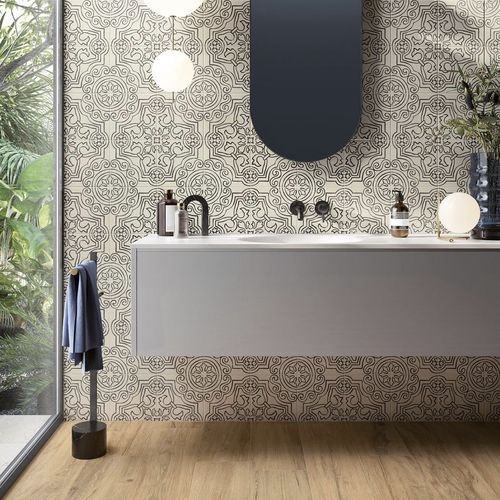 Piastrella in gres porcellanato - BOHÈME TWIRL - Novoceram sas - levigata / da interno / da bagno