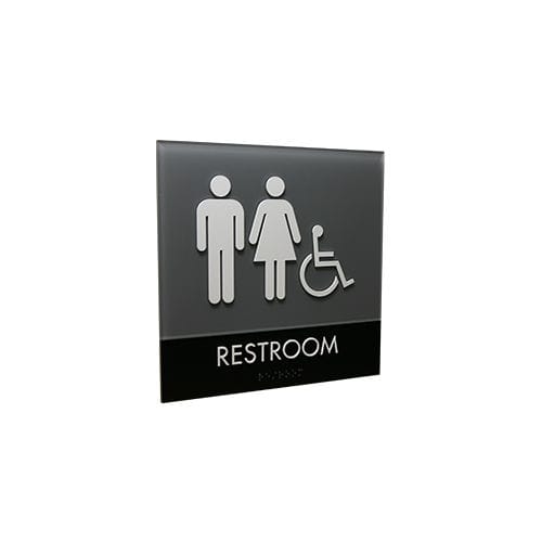 Pittogramma per porte di orientamento - Antero - Vista System - con porte / in acrilico / in braille