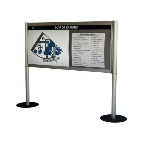 Pannello informativo per spazio pubblico - Vista Expand - Vista System - a messaggio variabile