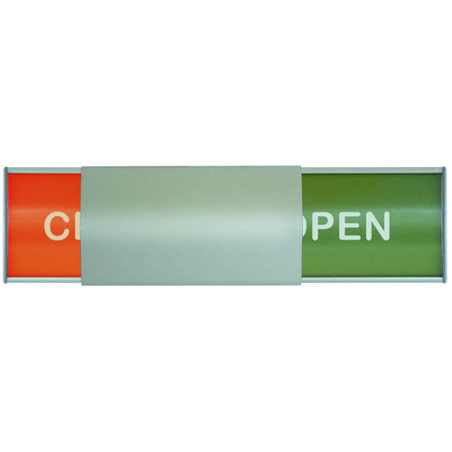 Pannello segnaletico da parete - Open&Closed/Slider - Vista System - in PVC / in alluminio / in alluminio anodizzato