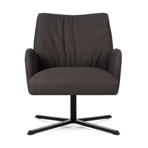 Poltrona contemporanea - ENORA H40 PM +A  - Mobitec Systems S.A. - in tessuto / con base a stella / girevole