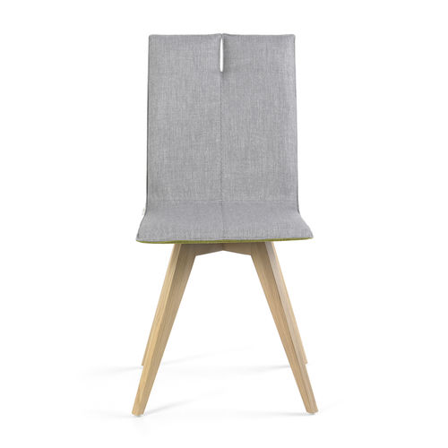Sedia contemporanea - MOOD#31 PB01 BI - Mobitec Systems S.A. - da interno / in tessuto / in pelle