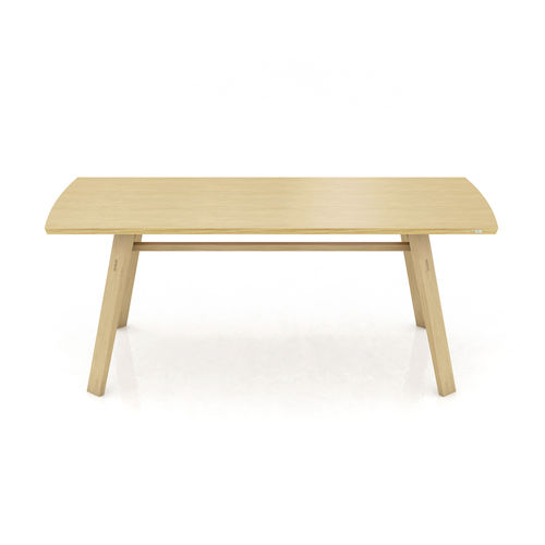 Tavolo da pranzo contemporaneo - MOOD#T8 H77 PB - Mobitec Systems S.A. - in Fenix NTM / in legno massiccio / rettangolare