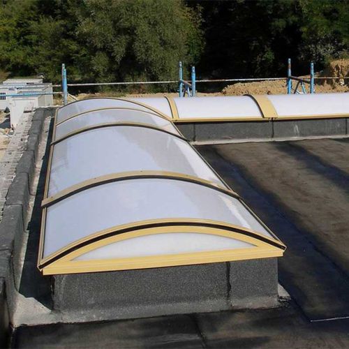 Lucernario per tetto - S SERIES - CAODURO - elettrico / con cornice di supporto in lamiera / in alluminio