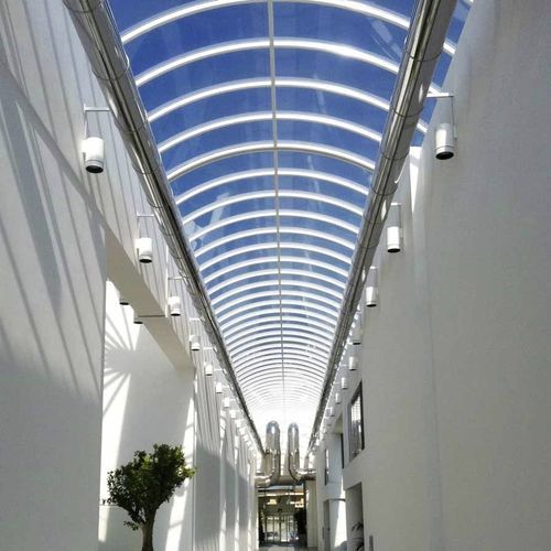 Lucernario per tetto - RIBBED TUNNELS - CAODURO - con cornice di supporto in lamiera / in policarbonato
