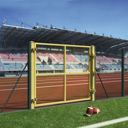 Cancello in acciaio ellettrosaldato - T SPORT - CAVATORTA - battente / in rete metallica / per campo sportivo