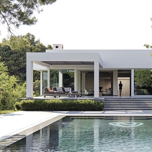 Pergola autoportante - COSPI BIO - COSPICON  SA - addossata / in alluminio / a lamelle orientabili