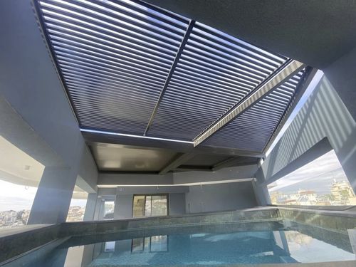copertura per piscina alta - COSPICON  SA