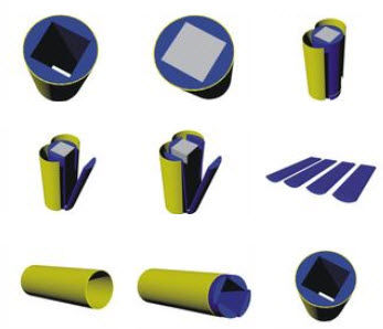 Cassaforma modulare - DIDOR ITALIA - in cartone / per pilastro