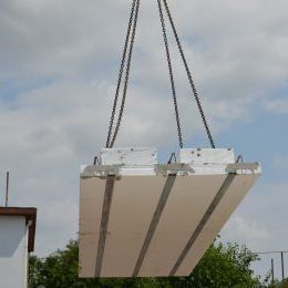 Lastra predalle in calcestruzzo - ECOSOLAIO® - ECOSISM ADVANCED BUILDING TECHNOLOGY - armata / con rottura di ponti termici