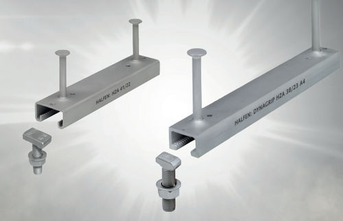 Sistema di fissaggio in acciaio - HZA DYNAGRIP  - HALFEN - per rivestimento di facciata / per facciata continua / per interni