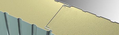 Pannello sandwich per muro - ALFA 2 - ISOLPACK - rivestimento in metallo / anima in poliuretano PUR