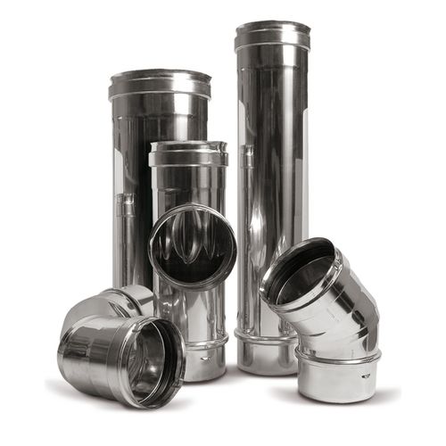 Canna fumaria in acciaio inossidabile - ECN - LANDINI - in silicone