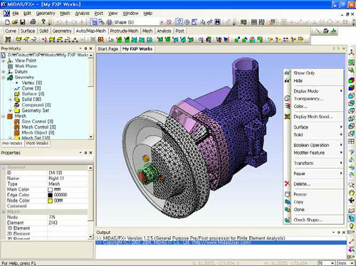 Software CAD -  MIDAS FX+ - MIDASIT - di analisi / per strutture in calcestruzzo / 3D